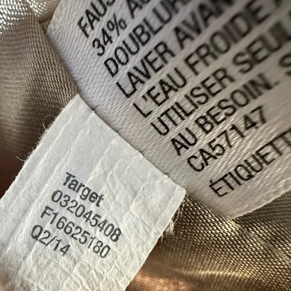 Kids Faux Fur Vest 6/7 — Brown Olive Fall Layering — Cherokee Target - Picture 4 of 5